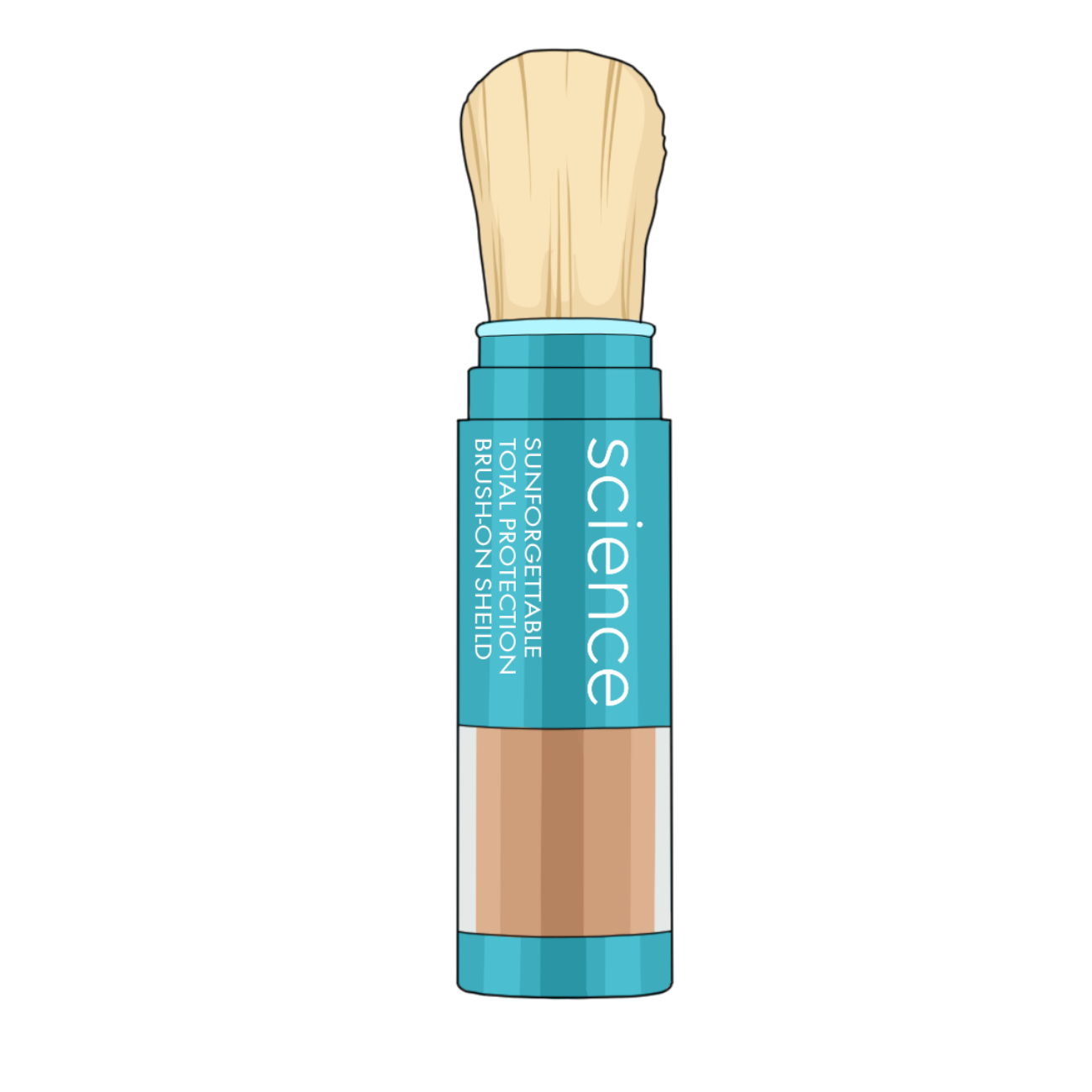 Sunforgettable Total Protection Brush‑On Shield (Powder Retráctil SPF 50)