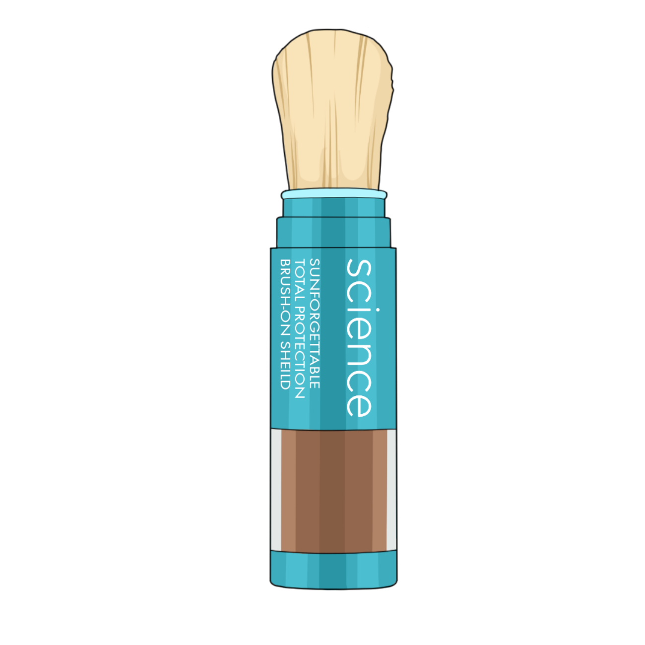 Sunforgettable Total Protection Brush‑On Shield (Powder Retráctil SPF 50)